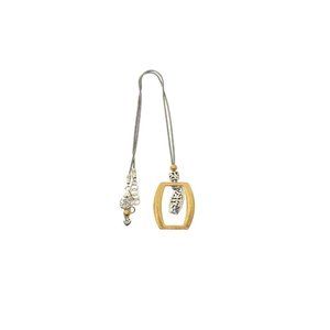 Brighton Sensation Gold Silver Pendant Necklace 19" Silver Chain